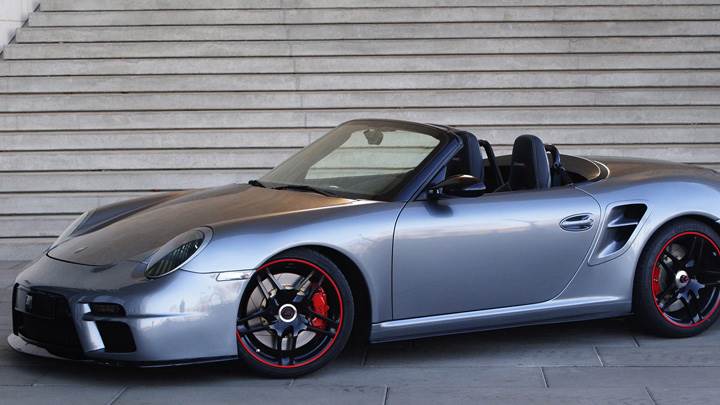 Porsche 9ff Speed 9 Side Pose In Blue